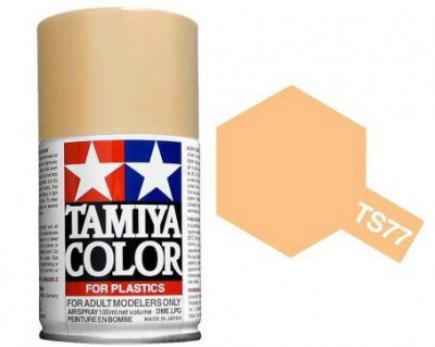 TS-77 Flat Flesh, краска-спрей, 100мл. (Tamiya, 85077)