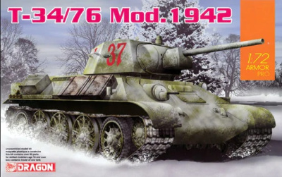 1/72 Танк T-34/76 Mod_ 1942 _Dragon_ 7595_