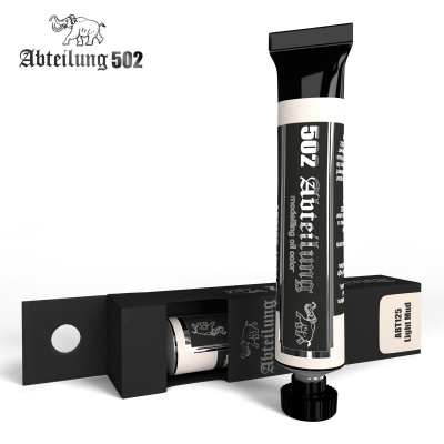 Краска Light Mud _светлая грязь__ масляная_ 20мл _Abteilung502_ ABT125_