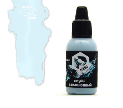 Краска Pacific88 Aero_ Голубой авиационный_ 18мл _0259_