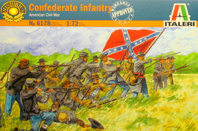 1/72 Пехота конфедератов_ 50 фигур _Italeri_ 6178_