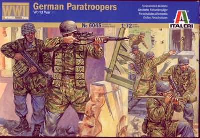 1/72 Солдаты WWII - GERMAN PARATROOPERS _Italeri_ 6045_