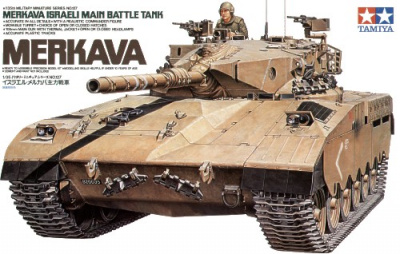 1/35 Израильский танк Merkava с 105-мм пушкой и 1 фигурой танкиста (35127)