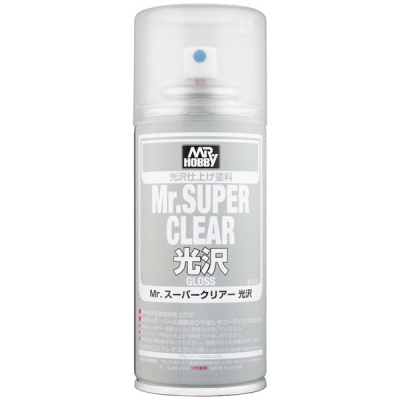 Лак Mr_Super Clear_ спрей_ глянец_ 170мл _Mr_Hobby_ B513_