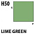 Краска акриловая Mr_Hobby Lime Green _лимонно-зеленый__ глянцевая_ 10 мл _H50_