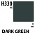 Краска акриловая Mr.Hobby Dark Green BS381C/641 (темно-зеленый), полуглянцевая, 10 мл (H330)