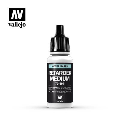 Замедлитель высыхания краски Vallejo Retarder Medium _Vallejo_ 70597_