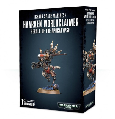 Chaos Space Marines Haarken Worldclaimer Herald of the Apocalypse _Citadel_ 43-23_