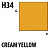 Краска акриловая Mr_Hobby Cream Yellow _кремовый желтый__ глянцевая_ 10 мл _H34_