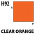 Краска акриловая Mr.Hobby Clear Orange (прозрачный оранжевый), глянцевая, 10 мл (H92)