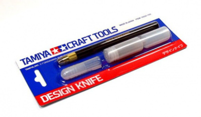 Дизайнерский нож с 30 доп.лезвиями (Tamiya, 74020)