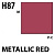 Краска акриловая Mr_Hobby Metallic Red _красный металлик__ металлик_ 10 мл _H87_