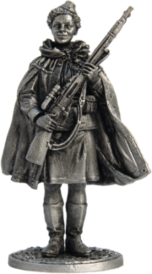 Снайпер 528-го стрелкового полка Наталья Ковшова_ 1942 год_ СССР _WW2-6_