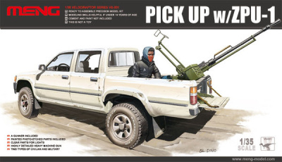 1/35 Автомобиль PICK UP w/ZPU-1 _MENG_ VS-001_