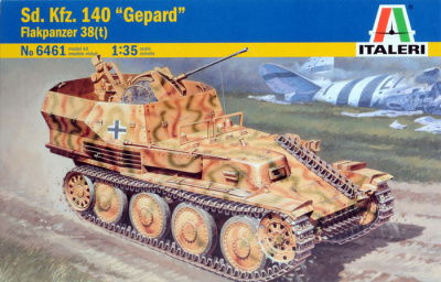 1/35 Немецкая Sd_Kfz_ 140 _Gepard_ Flakpanzer 38_t_ _Italeri_ 6461_