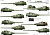 1/35 Танк Т-35/85_ выпуск завода _183_ Часть 2 _на 9 вариантов_ _Colibri_ 35030_