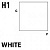 Краска акриловая Mr.Hobby White (белый), глянцевая, 10 мл (H1)