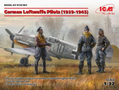 1/32 Фигуры_ Пилоты Люфтваффе _1939-1945 г__ _ICM_ 32101_