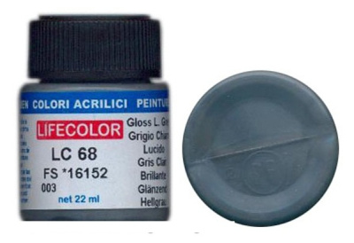Краска Gloss Light Grey _глянцевый светло-серый__ 22мл _LC68_