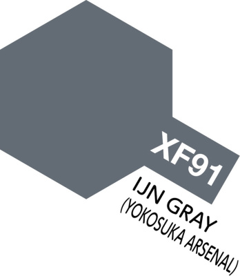 XF-91 IJN Gray _Yokosuka arsenal_ _японская серая__ акрил_ матовая_ 10мл _81791_ Tamiya_