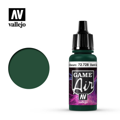 Краска Dark Green (темно-зеленая), акрил, 17мл (Vallejo, 72728)