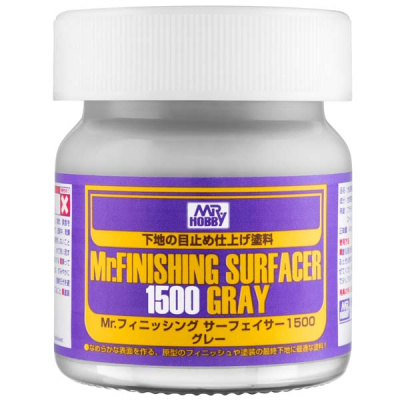Грунтовка Mr_ Surfacer 1500_ серая_ 40 мл _Mr_Hobby_ SF289_