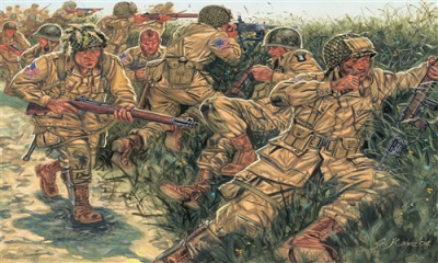 1/72 Фигуры U_S_ Paratroopers _WW2_ _Italeri_ 6063_