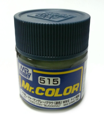 Краска Mr_Hobby Faded Gray _Blassgrau_ _выцветшая серая__ матовая_ 10 мл _C515_