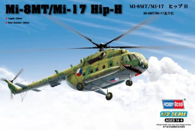 1/72 Вертолет  M-8MT/M-17 Hip-H _HobbyBoss_ 87208_