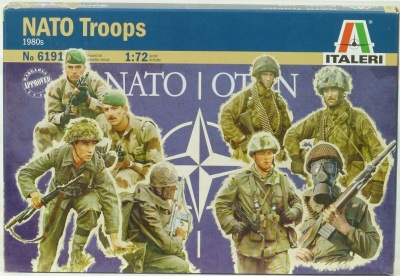 1/72 Фигурки Войска НАТО_ 48 фигур _Italeri_ 6191_