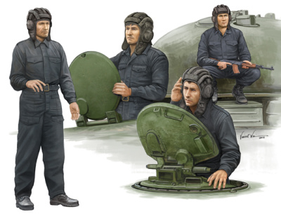 1/35 Советский танковый экипаж _Trumpeter_ 00435_