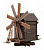 1/87 Мельница ветряная о. Кижи, сборная модель из картона, размер модели 11х13х15 см (УБ, 181)