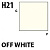 Краска Off White __небелый___ глянцевая_ 10 мл _Mr_Hobby_ H21_