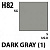Краска акриловая Mr.Hobby Dark Gray (темно-серый), полуглянцевая, 10 мл (H82)