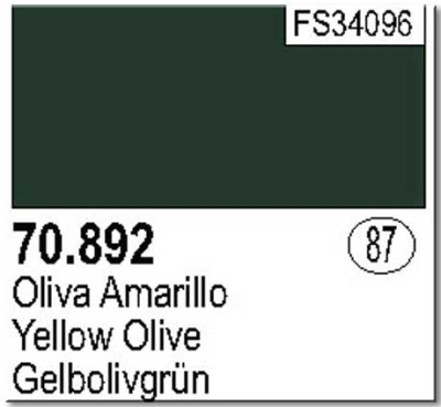 Краска Model Color_ Yellow Oliva_ 17 мл _70892_
