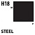 Краска акриловая Mr_Hobby Steel _сталь__ металлик_ 10 мл _H18_