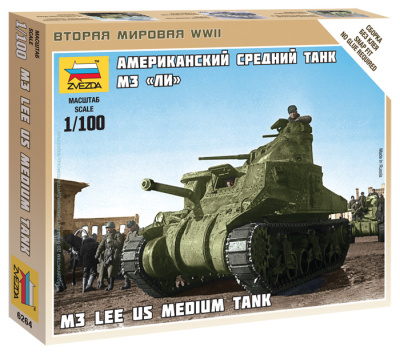 1/100 Американский средний танк М3 _Ли_ _6264_
