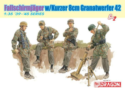 1/35 Нем_ парашютисты c 8см гранатометом обр_ 1942г_ _Dragon_ 6373_