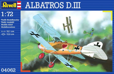 1/72 Самолет Albatros D III German BiPlane Fighter _Revell_ 04062_