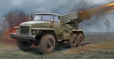 1/35 Пусковая установка БМ-21 Град _Trumpeter_ 01028_