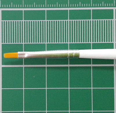 Кисть из синтетического волоса_ плоская _ 1 _3621_