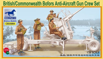 1/35 Фигуры British Commonwealth Bofors Gun crew _Bronco_ CB35084_