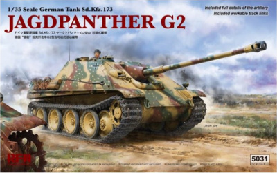 1/35 Нем_ танк JAGDPANTHER G2  W/ WORKABLE TRACK LINKS _RFM_ 5031_