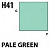 Краска акриловая Mr.Hobby Pale Green (бледно-зеленый), глянцевая, 10 мл (H41)