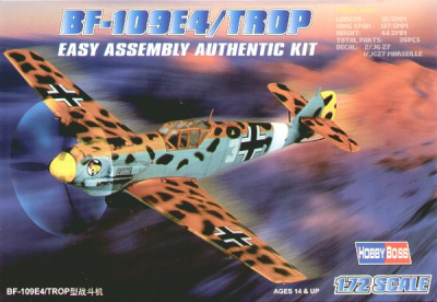 1/72 Самолет BF-109E4/TROP _80261_