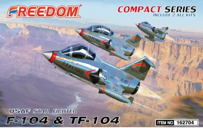 F104J & TF104 USAF _Compact Series__ 2 модели в упаковке _Freedom_ 162704_