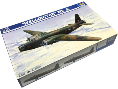 1/48 Самолет  _Веллингтон_ Mk_III _Trumpeter_ 02823_