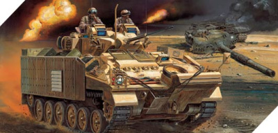 1/35 БТР Warrior MCV _IRAQ 2003_ _Academy_ 13201_