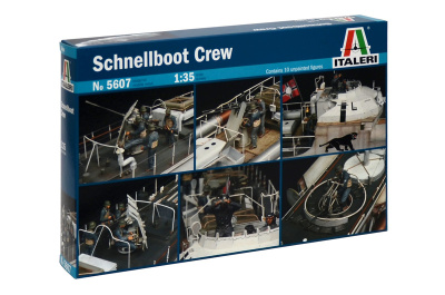 1/35 Немецкий экипаж Schnellboot_ 10 фигур _Italeri_ 5607_