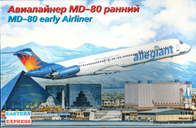 1/144 Авиалайнер MD-80 ранний Allegiant _EE_ 144111_